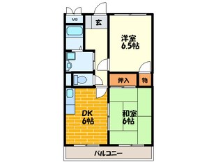 サンサーラタツミの物件間取画像